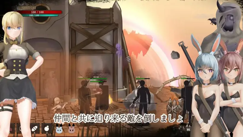 堕落之地的女王 #滅びた地の女王 官方中文版