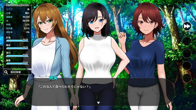 孤岛求生记 少女们的生存战略 無人島社員旅行記 女たちの生存戦略 DEMO AI汉化版+存档 [1.50G]