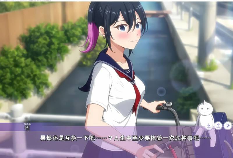 【PC/直播/调教/露出/恶堕/SLG/NTR/翻译】奇妙的故事～关注主播理帆酱的瑟瑟直播通知