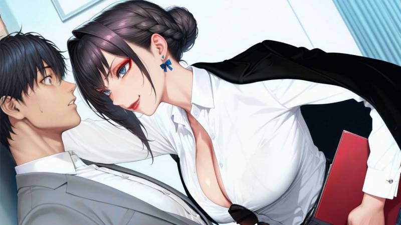 【日式SLG/2D/STEAM官中/AI作画/巨乳】欲望办公室熟女 Lust Office MILFs【PC/500M】